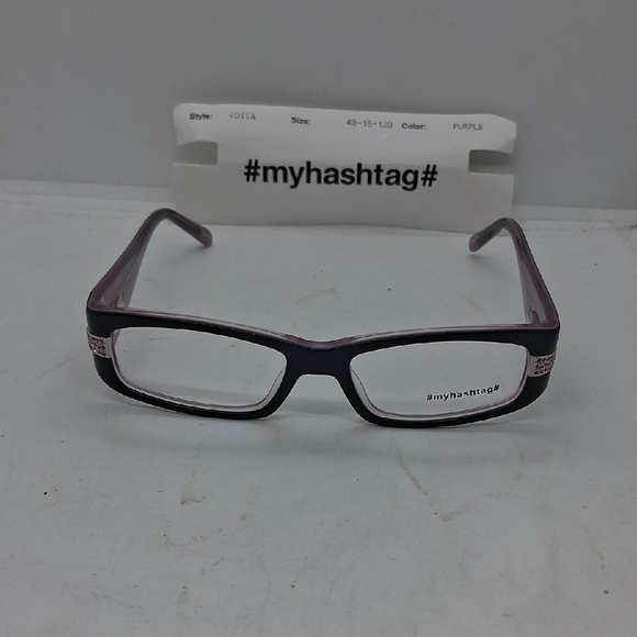 NWT Rxable Womens Myhashtag Diva Purple Eyeglass Frames